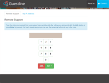 Tablet Screenshot of help.guestline.com